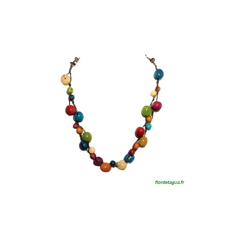 Collier Oxygéné 1 graines palmiers de la forêt amazonienne Collier Oxygéné 1 graines palmiers de la forêt amazonienne