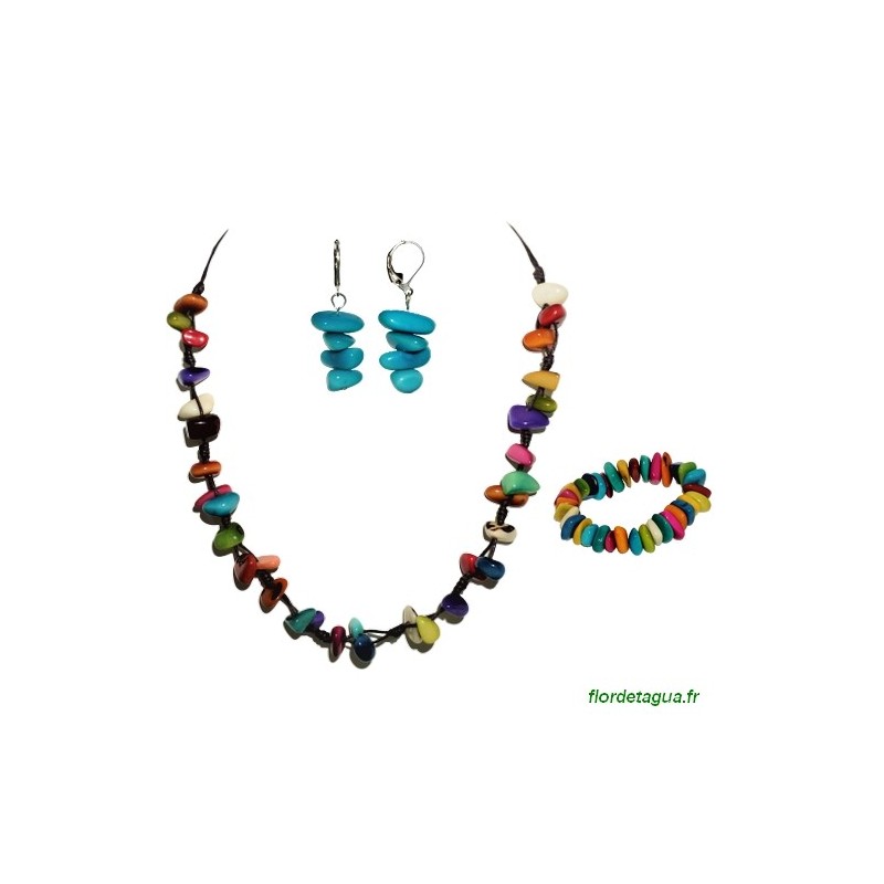 Offre Mozaïc multicolore en Tagua Offre Mozaïc multicolore en Tagua